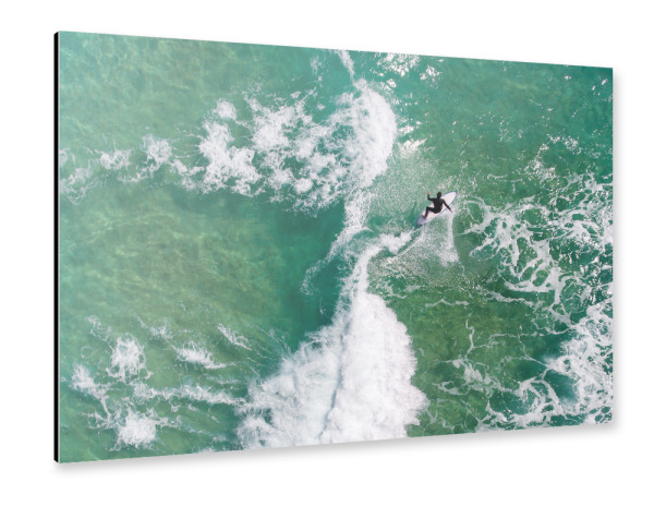 Alu-Dibond "Wave of joy" 30x20 cm artboxONE