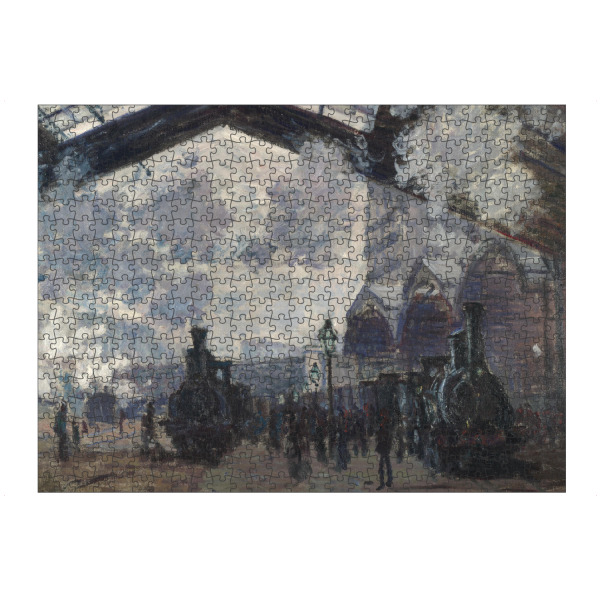 Puzzle Ravensburger "Der Gare Saint Lazare" artboxONE - Städte,Reise,Menschen,Architektur,Reise / Länder