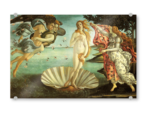 Acrylglasbild "Die Geburt der Venus Botticelli" artboxONE - Natur,Menschen,Reise / Strand und Meer