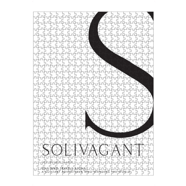 Puzzle Ravensburger "Lone traveler definition" artboxONE - Typografie,Reise