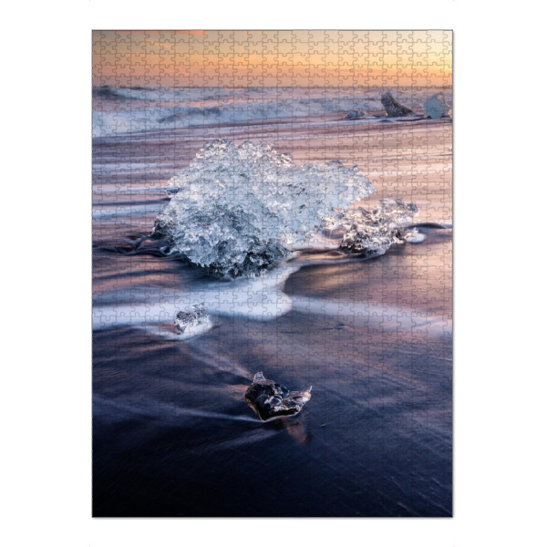 Puzzle Ravensburger "Ice beach" artboxONE - Natur,Reise
