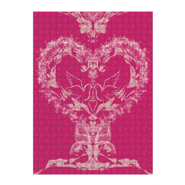 artboxONE Puzzle "Vogel-Hochzeit" artboxONE - Floral,Comic,Abstrakt,Liebe