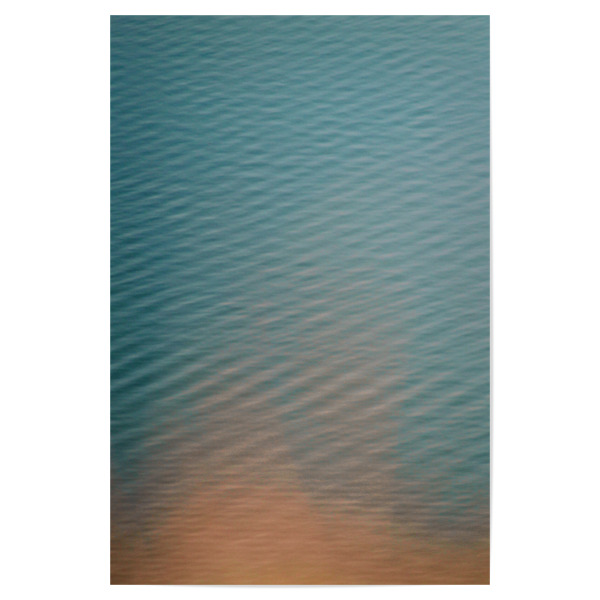 Poster 30x20 cm "Autumn lake waves" artboxONE - Natur,Reise / Strand und Meer