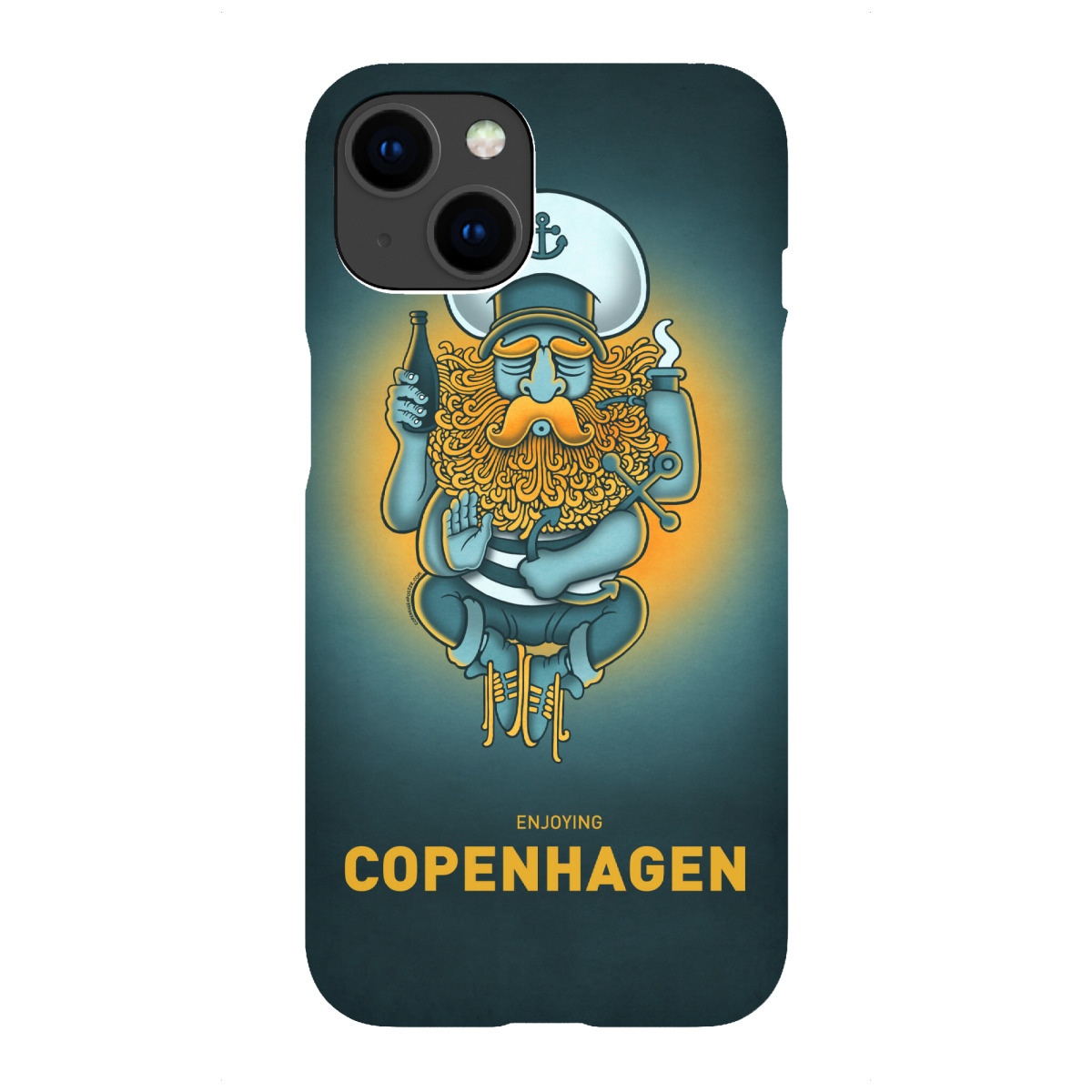 "Copenhagen Sailorgod"für iPhone - Premium-Case Handyhülle artboxONE