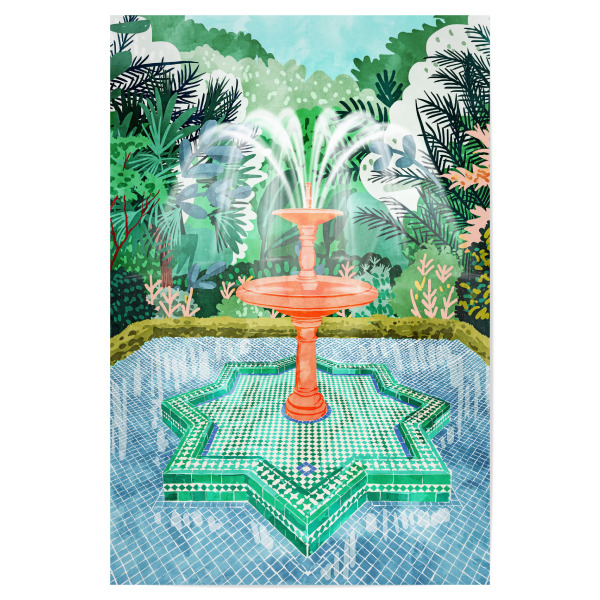 Poster "The Fountain Of Life" artboxONE - Natur,Architektur