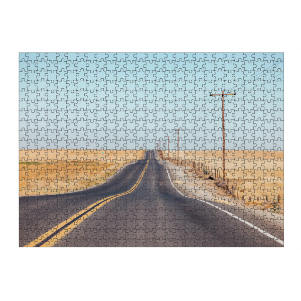 Puzzle Ravensburger "Orange County Road" artboxONE - Städte,Automobile,Städte / Los Angeles