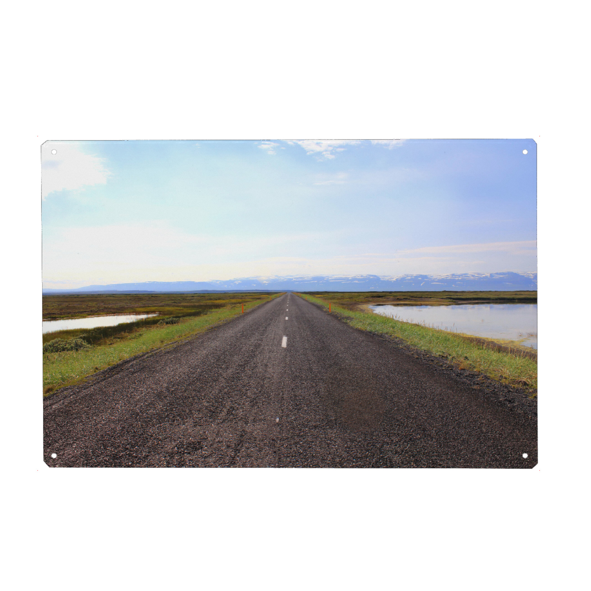 Metall Poster "Streetview" artboxONE - Natur,Reise