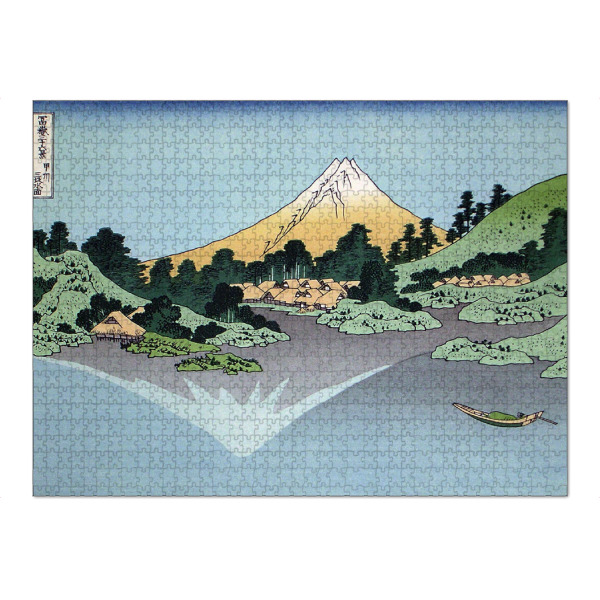 Puzzle Ravensburger "Oberfläche des Misaka-Sees" artboxONE - Natur,Reise