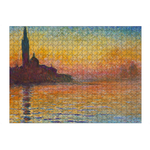 Puzzle Ravensburger "San Giorgio Maggiore von Monet" artboxONE - Natur,Reise,Reise / Strand und Meer