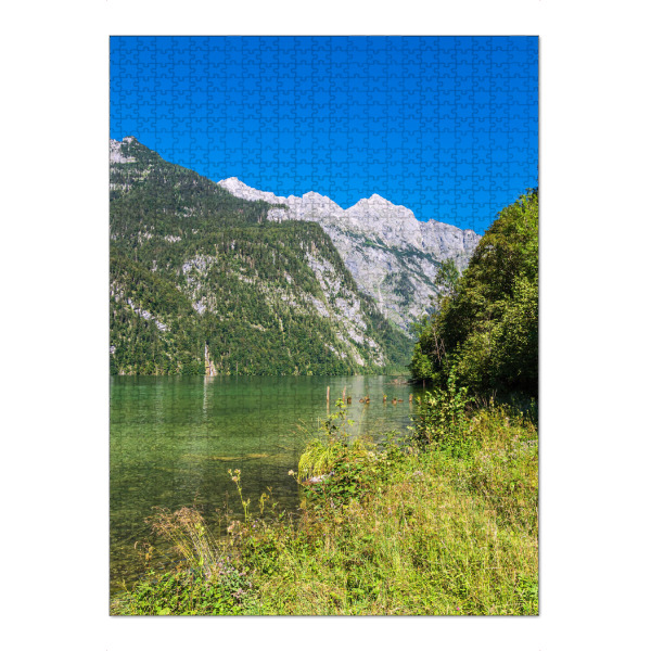 Puzzle Ravensburger "Ufer des Königssees" artboxONE - Natur,Reise
