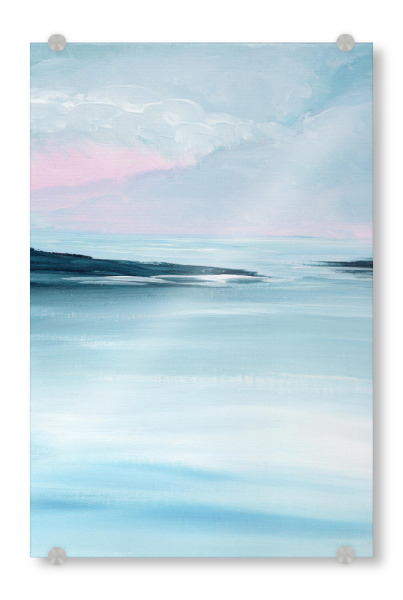 Acrylglasbild "Gloomy view otherside" artboxONE - Natur,Abstrakt,Reise / Strand und Meer