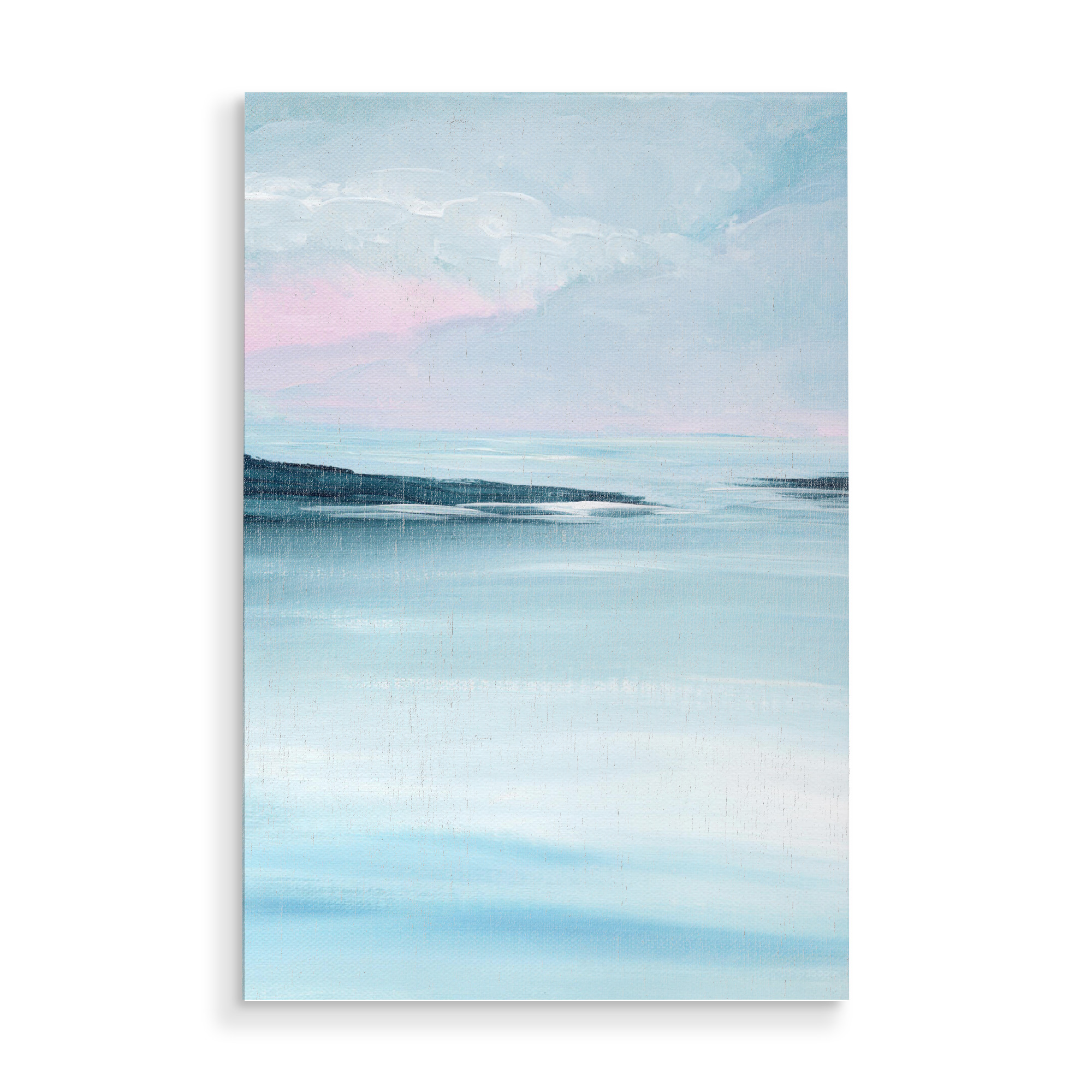 Holzbild "Gloomy view otherside" artboxONE - Natur,Abstrakt,Reise / Strand und Meer
