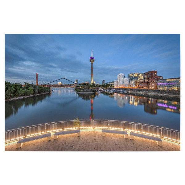 Poster "Düsseldorfer Medienhafen" artboxONE - Städte,Reise,Architektur,Städte / Düsseldorf