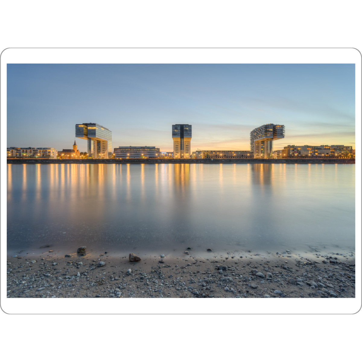 Tischset "Kranhäuser in Köln" artboxONE - Städte,Städte / Köln,Natur,Reise,Architektur