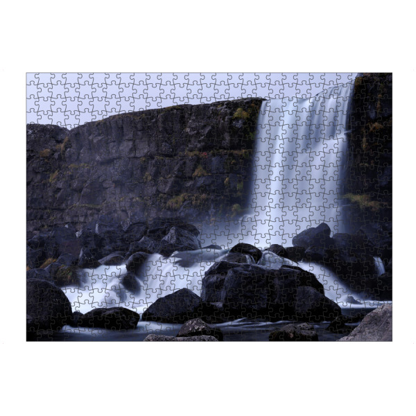 artboxONE Puzzle "Öxarárfoss cascade" artboxONE - Natur,Reise