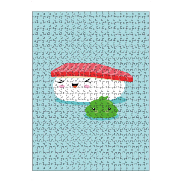 artboxONE Puzzle "Sushi-Freunde Nigiri und Wasabi" artboxONE - Für Kinder,Essen & Trinken