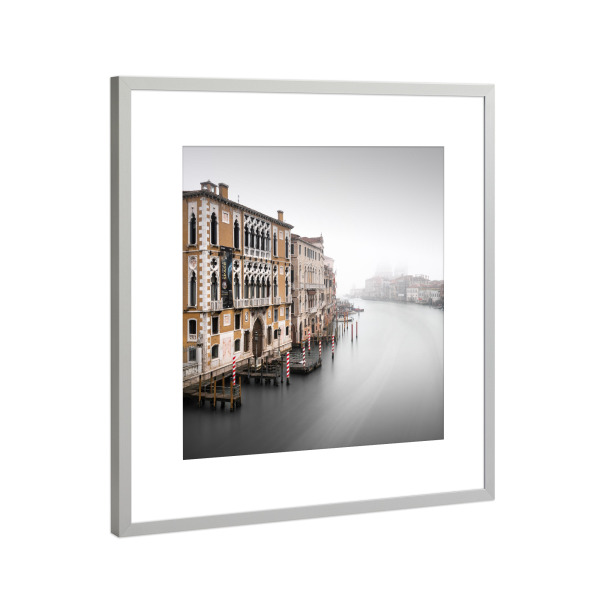 Poster mit Rahmen Silber "Palazzo Cavalli Franchetti" artboxONE - Reise,Architektur,Reise / Strand und Meer,Städte / Venedig,Reise / Länder