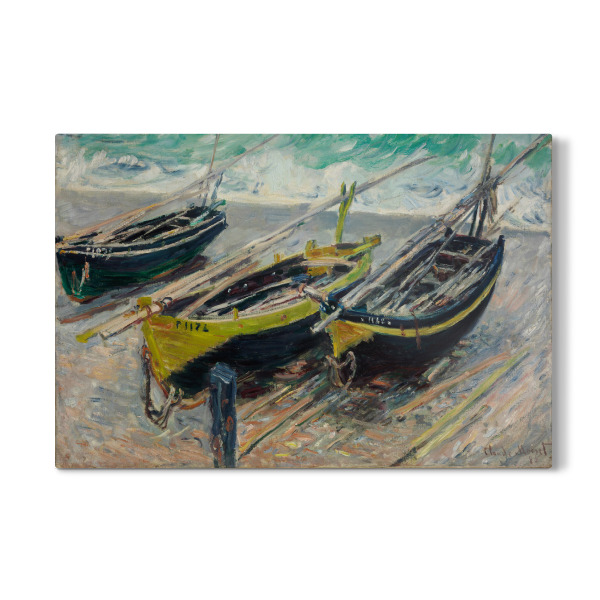 Galerie-Print "Drei Fischerboote - Claude Monet" 30x20 cm artboxONE
