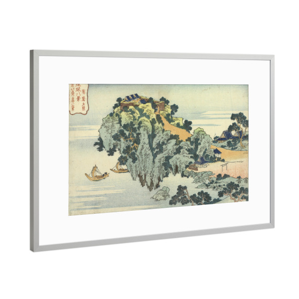 Poster mit Rahmen Silber "Jungai sekisho" artboxONE - Natur,Reise,Architektur,Reise / Asien,Reise / Länder