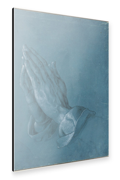 Alu-Dibond "Betende Hände " 30x20 cm artboxONE