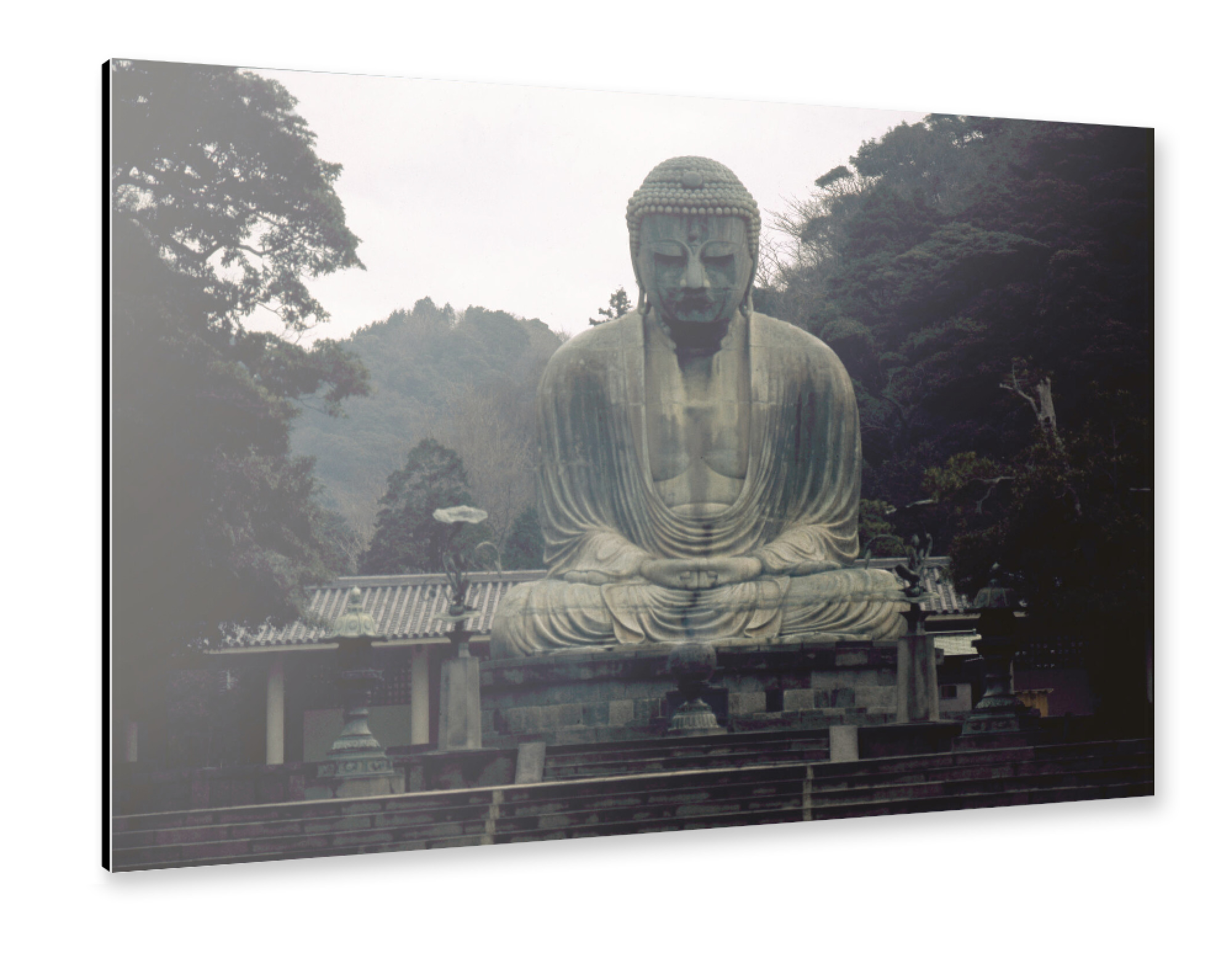 Alu-Dibond "Kotuku-in - Buddha" 30x20 cm artboxONE