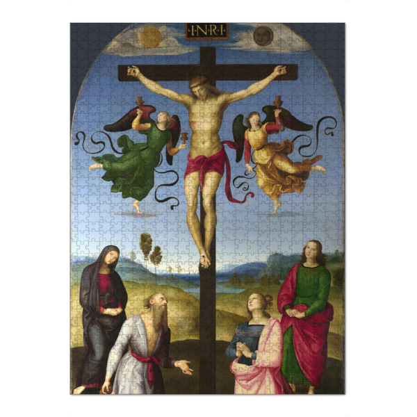 Puzzle Ravensburger "Die Kreuzigung Christi mit Madonna" artboxONE - Natur,Menschen