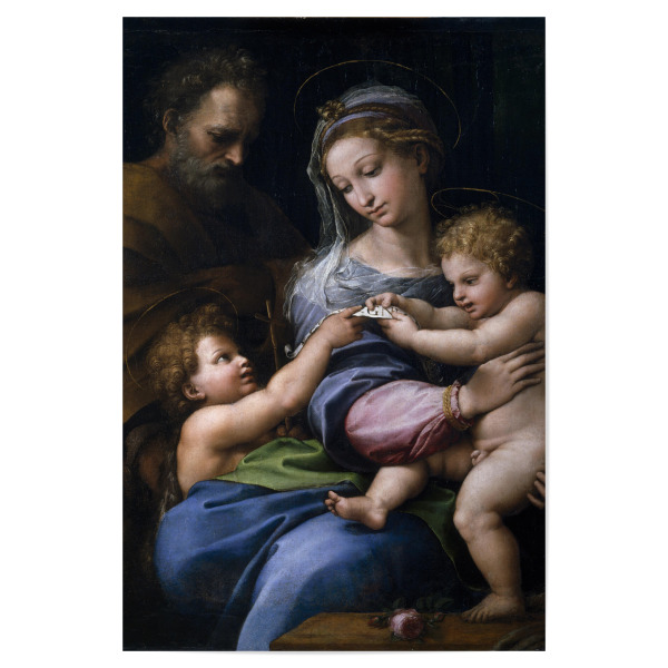 Poster "Madonna mit der Rose" artboxONE - Menschen,Liebe,Für Mama,Für Papa