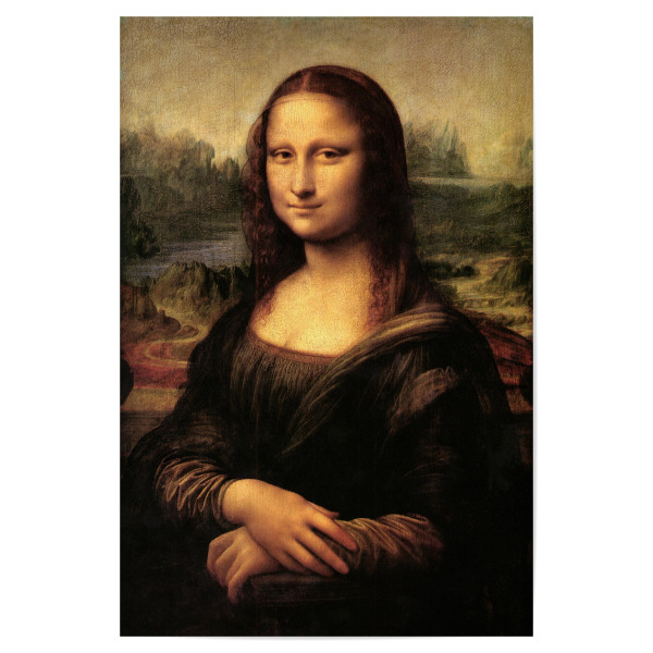 Poster "Mona Lisa - Leonardo da Vinci" artboxONE - Natur,Menschen