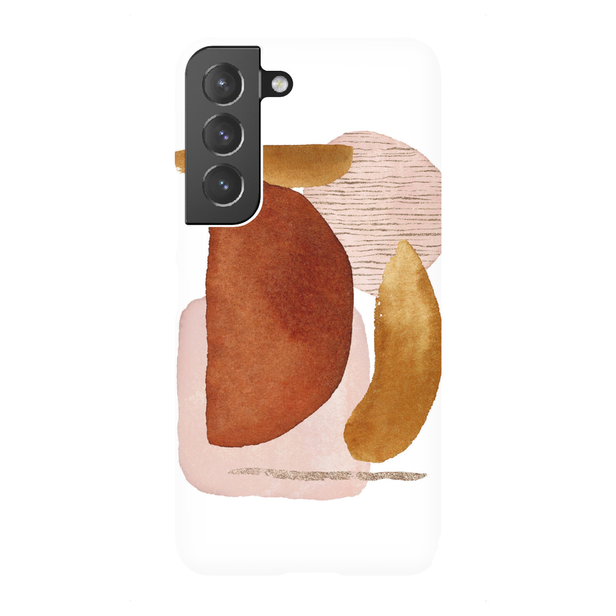 Samsung Galaxy "Abstract Watercolor Shapes in Boho" Premium-Case Handyhülle artboxONE