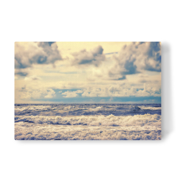 Leinwandbild "Stürmisches Meer" artboxONE - Natur,Reise,Reise / Strand und Meer