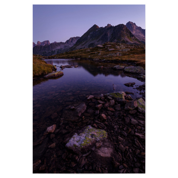 Poster 30x20 cm "Small pond at Sustenpass" artboxONE - Natur,Reise