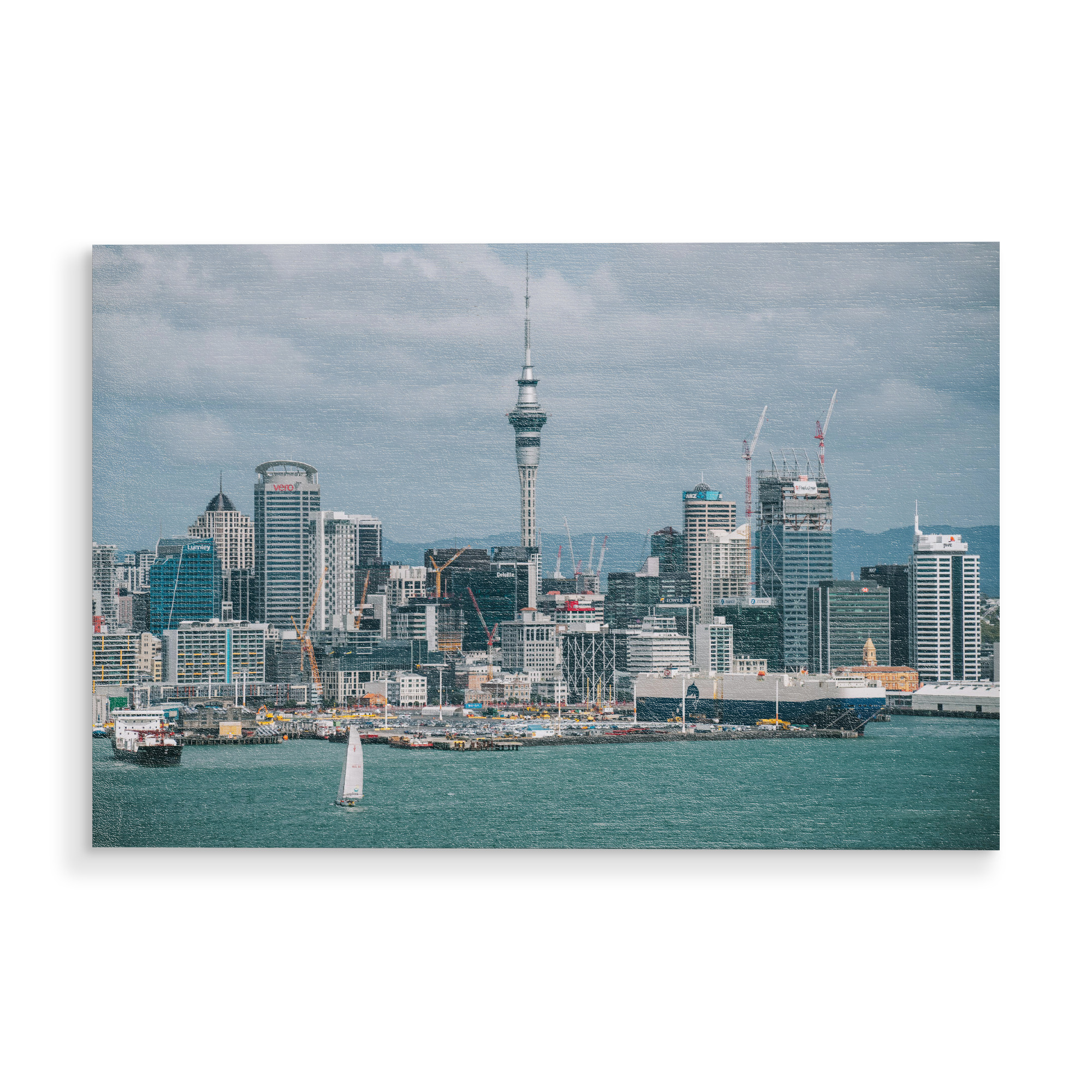 Holzbild "Auckland - Neuseeland" artboxONE - Reise,Architektur,Reise / Länder