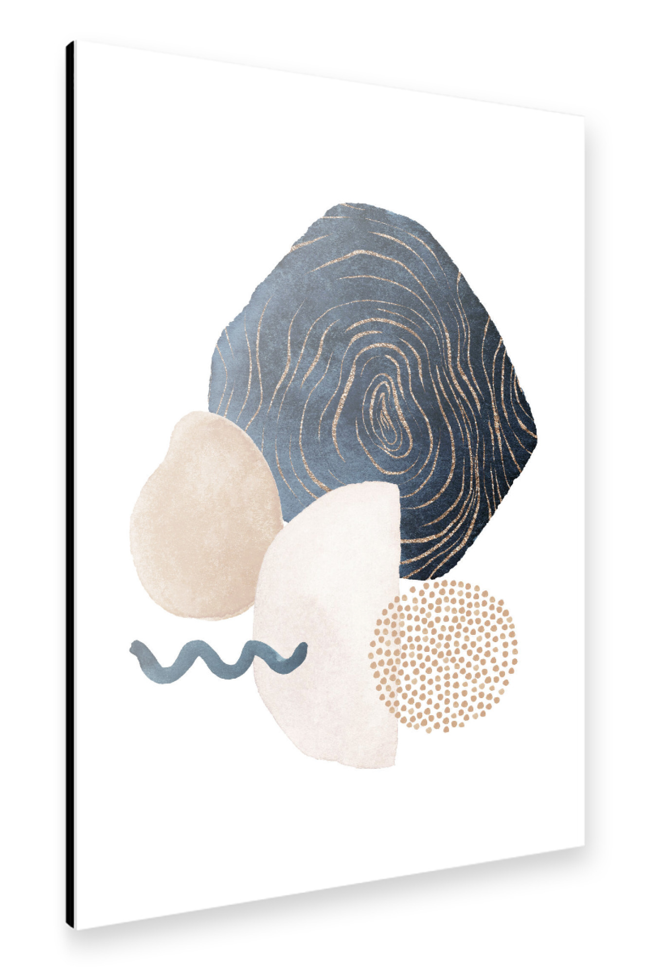 Alu-Dibond "Watercolor Shapes" 30x20 cm artboxONE