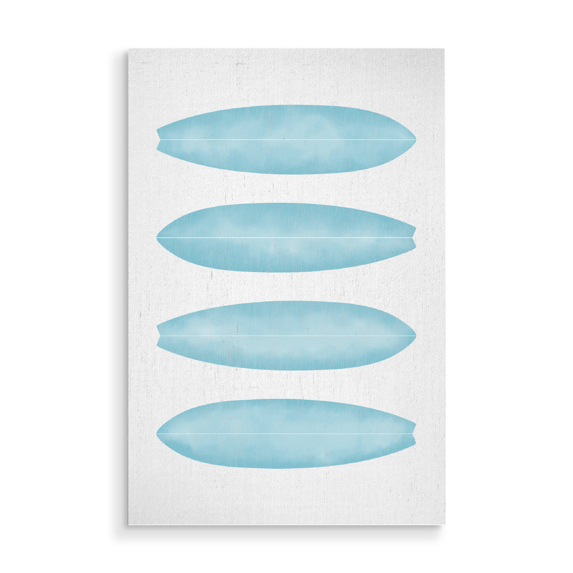 Holzbild "Surfboards - Blue" artboxONE - Abstrakt,Reise / Strand und Meer