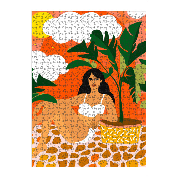 Puzzle Ravensburger "Life With Banana Trees" artboxONE - Menschen,Fashion