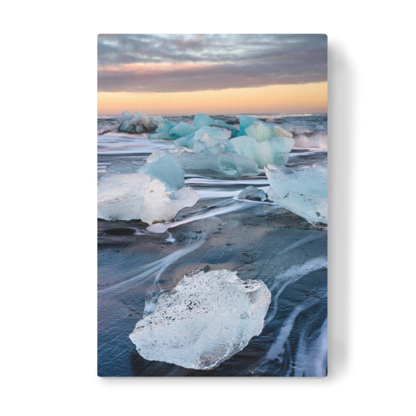 Leinwandbild "Ice blocks at Jökulsárlón" artboxONE - Natur,Reise