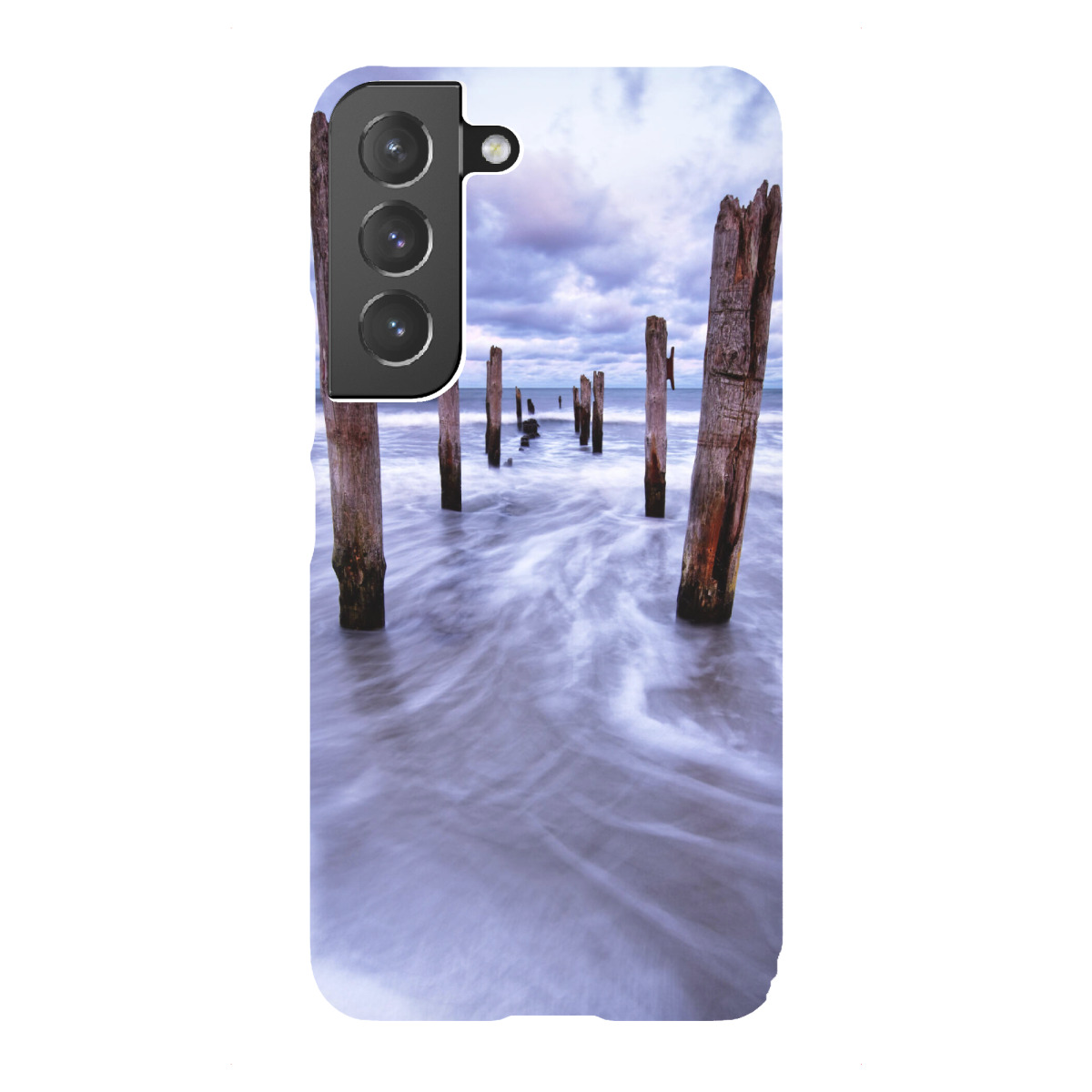Samsung Galaxy "Holzpfosten am Ostseestrand" Premium-Case Handyhülle artboxONE