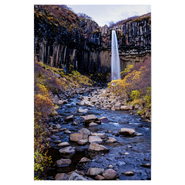 Poster "Svartifoss waterfall" artboxONE - Natur,Reise