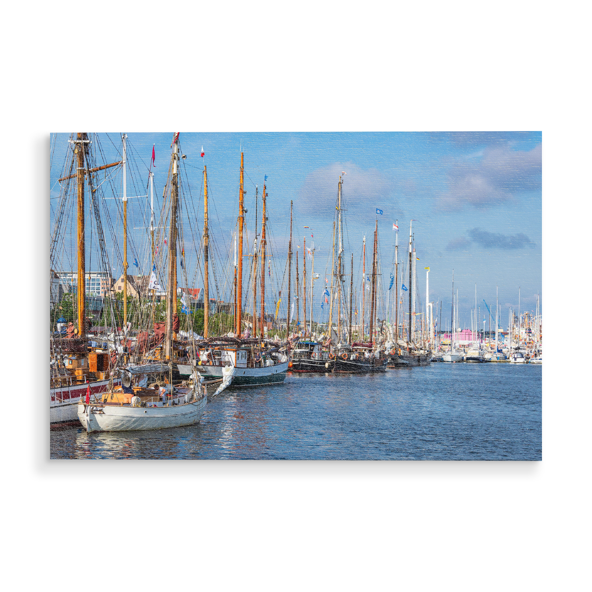 Holzbild "Segelschiffe" artboxONE - Städte,Natur,Reise