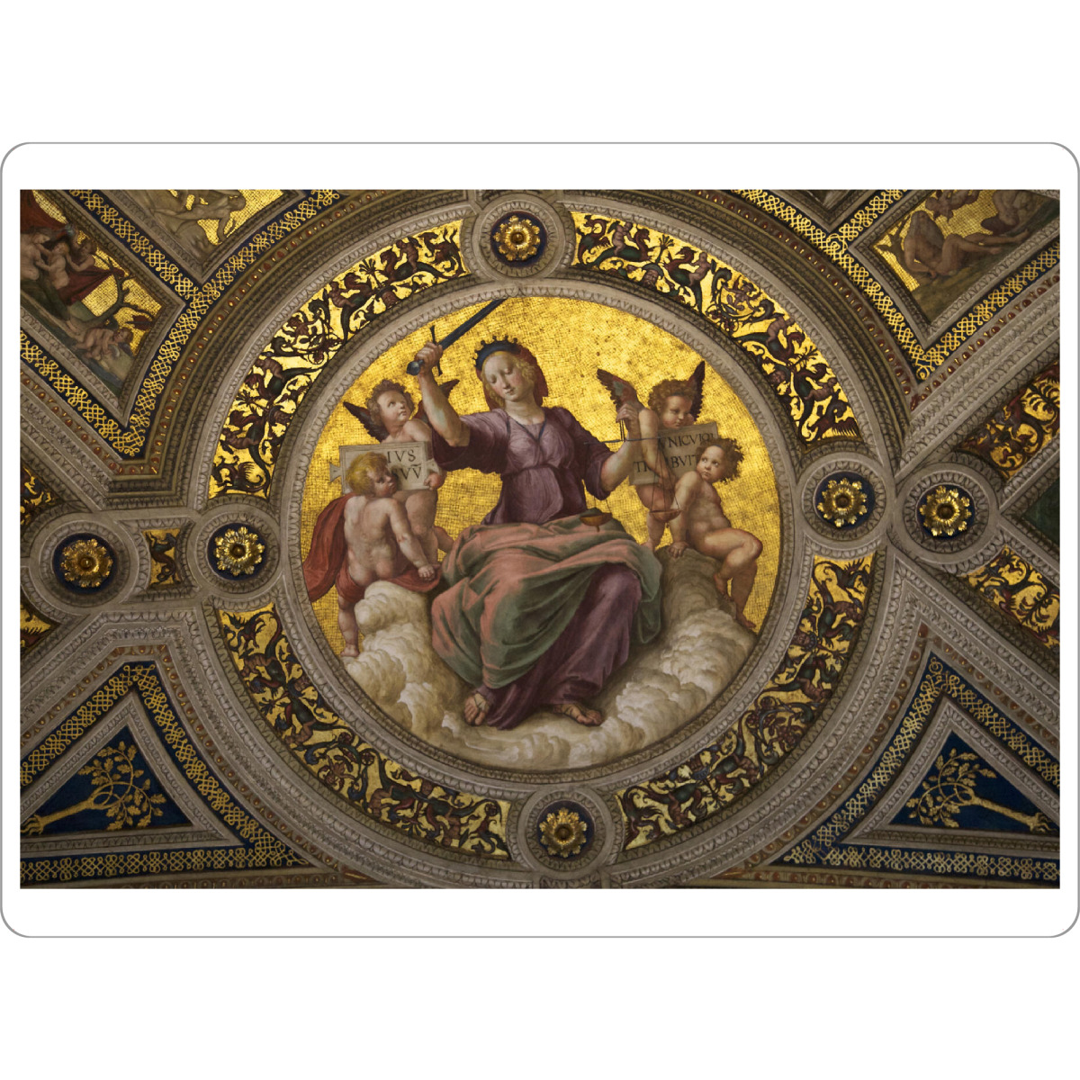 Tischset "Justiz von Raffael" artboxONE - Menschen,Architektur,Fiktion