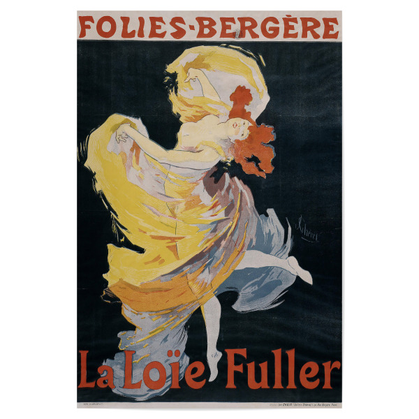 Poster 30x20 cm "Loïe Fuller (Plakat)" artboxONE - Typografie,Menschen