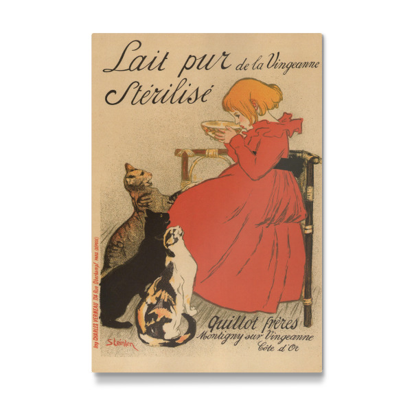 Galerie-Print "Werbeplakat für ein Milchprodukt" 30x20 cm artboxONE