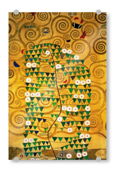 Acrylglasbild "Der Lebensbaum von Klimt" artboxONE - Natur,Abstrakt,Geometrie