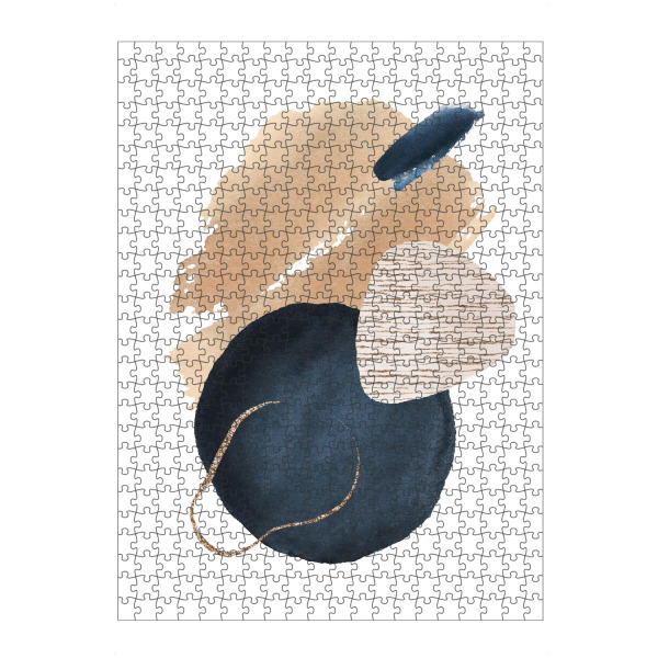 Puzzle Ravensburger "Watercolor Abstract Shapes" artboxONE - Natur,Abstrakt,Geometrie,Liebe,Marmor
