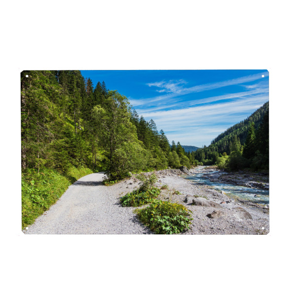 Holzbild "Wimbachtal bei Ramsau" artboxONE - Natur,Reise