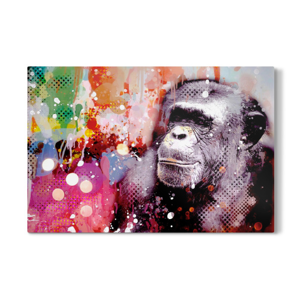 Galerie-Print "Pop Art Monkey" 30x20 cm artboxONE