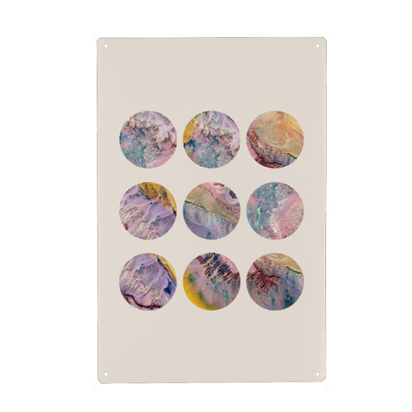 Holzbild "Texture Study" artboxONE - Abstrakt,Geometrie,Marmor