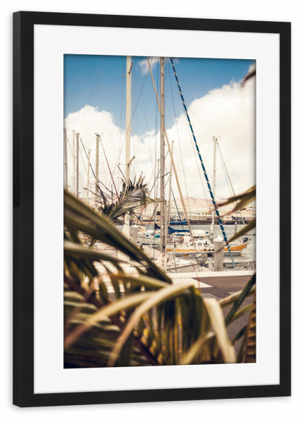 Poster mit Rahmen schwarz "(Un-) entdeckt" artboxONE - Natur,Reise / Strand und Meer,Städte / Weitere