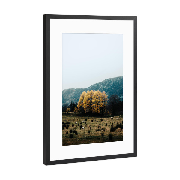 Poster mit Rahmen Schwarz (Metallic) "Empire" artboxONE - Natur,Reise,Reise / Länder