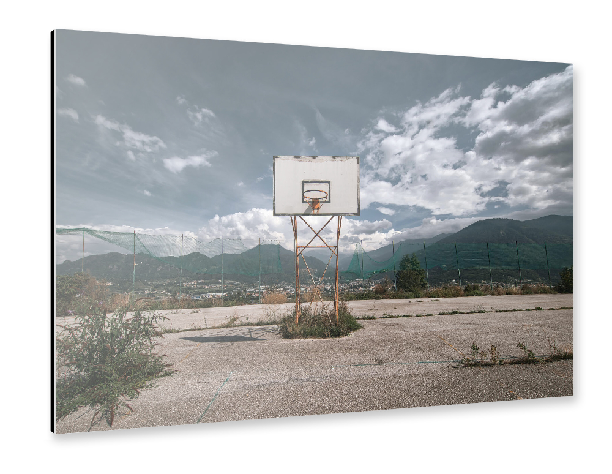 Alu-Dibond "The Old Game View" 30x20 cm artboxONE